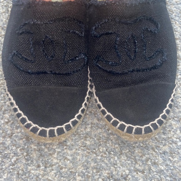 Chanel Black Classic Canvas Espadrilles. - Picture 1 of 7